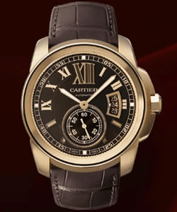 Fake Calibre De Cartier watch W7100007 on sale